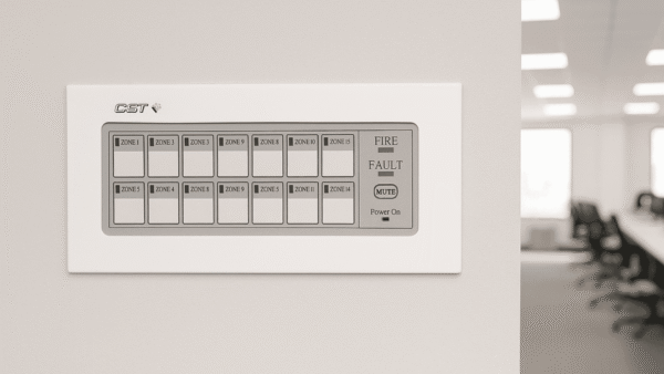 GST-RP16 Conventional Fire Alarm Repeater Panel installation view