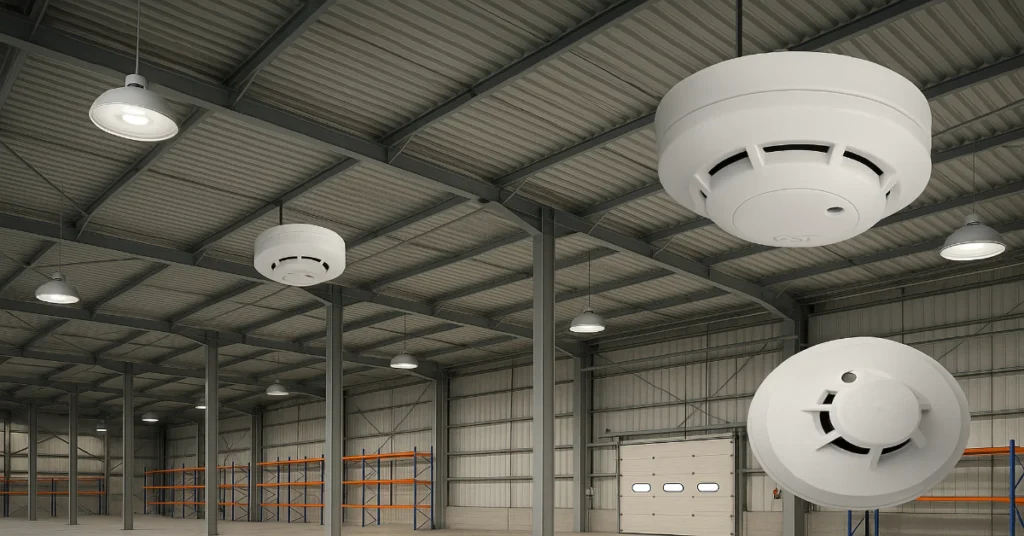 Best GST Addressable Heat and Smoke Detectors for Industrial Warehouses
