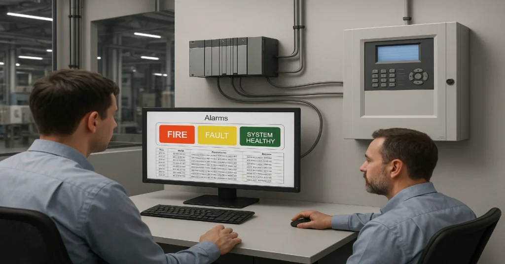 Can You Integrate GST Fire Alarm Panel with PLC / SCADA