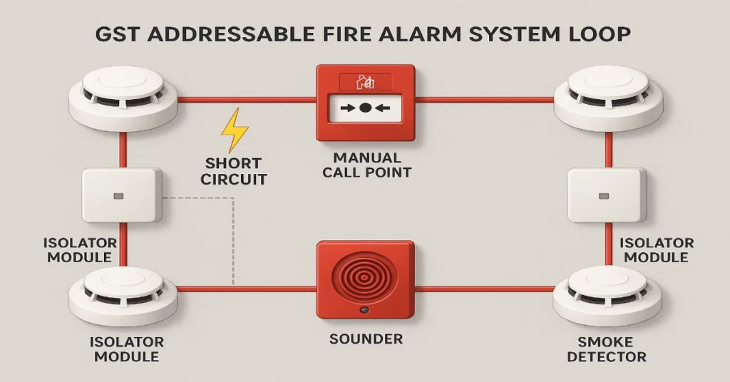 How GST Fire Alarm Systems Ensure Zero Downtime Through Loop Isolation
