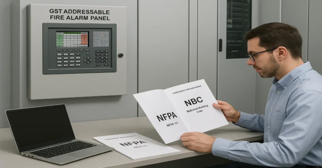NBC & NFPA-Compliant GST Fire Alarm Systems