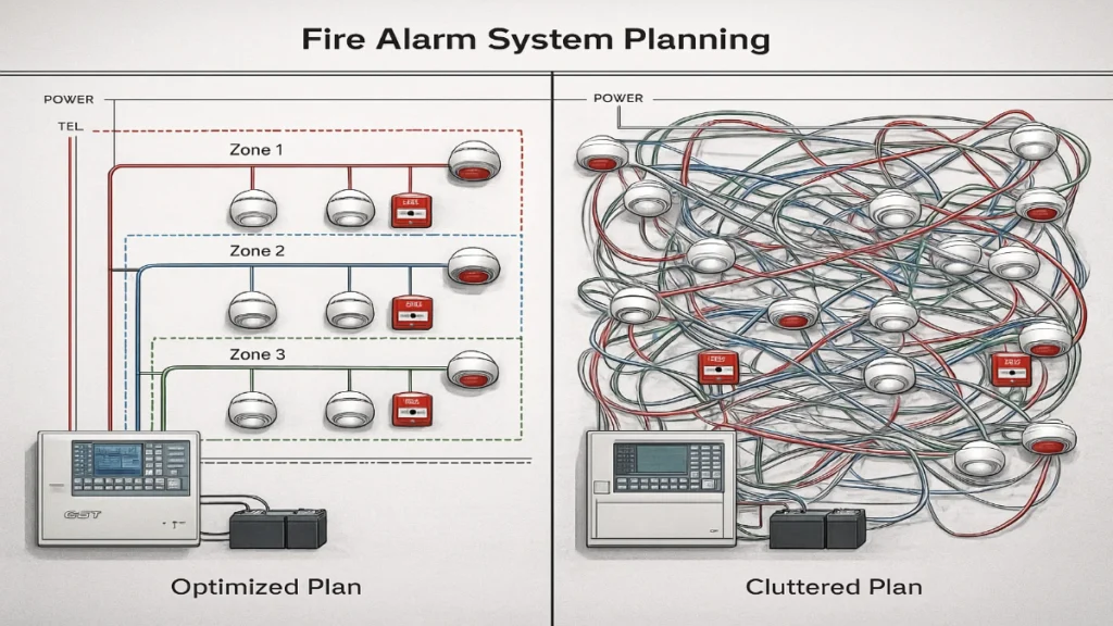 GST Fire Alarm System Design vs Cost Optimisation Strategy