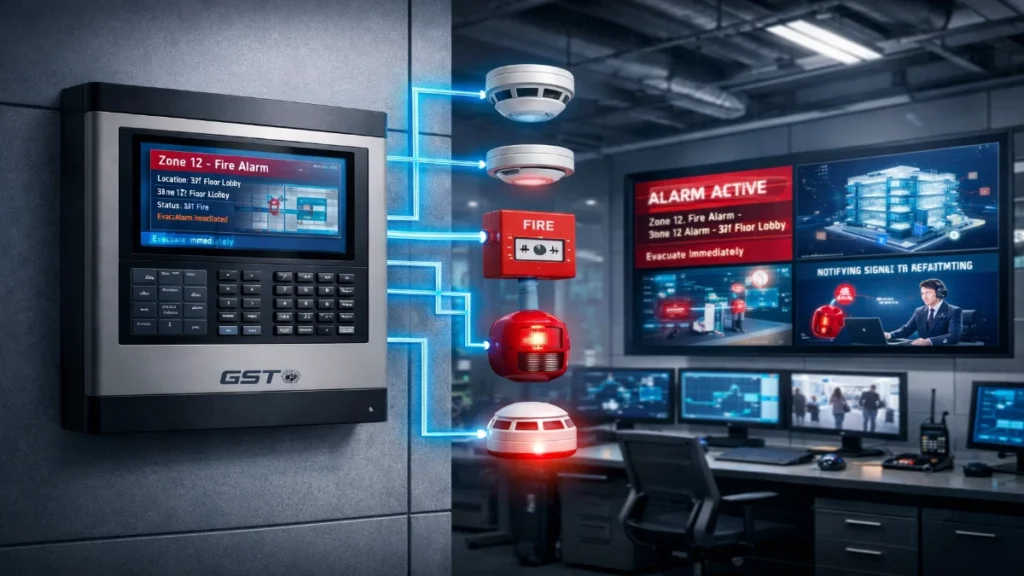 How GST Fire Alarm Panels Handle Device Communication Under High Load