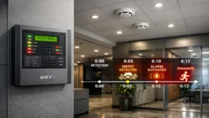 Response Time Behaviour of GST Addressable Fire Alarm Systems
