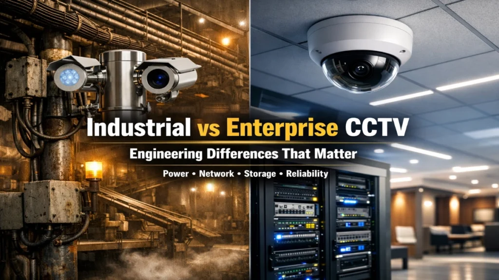Industrial vs Enterprise CCTV_ Engineering Differences That Matter on Site