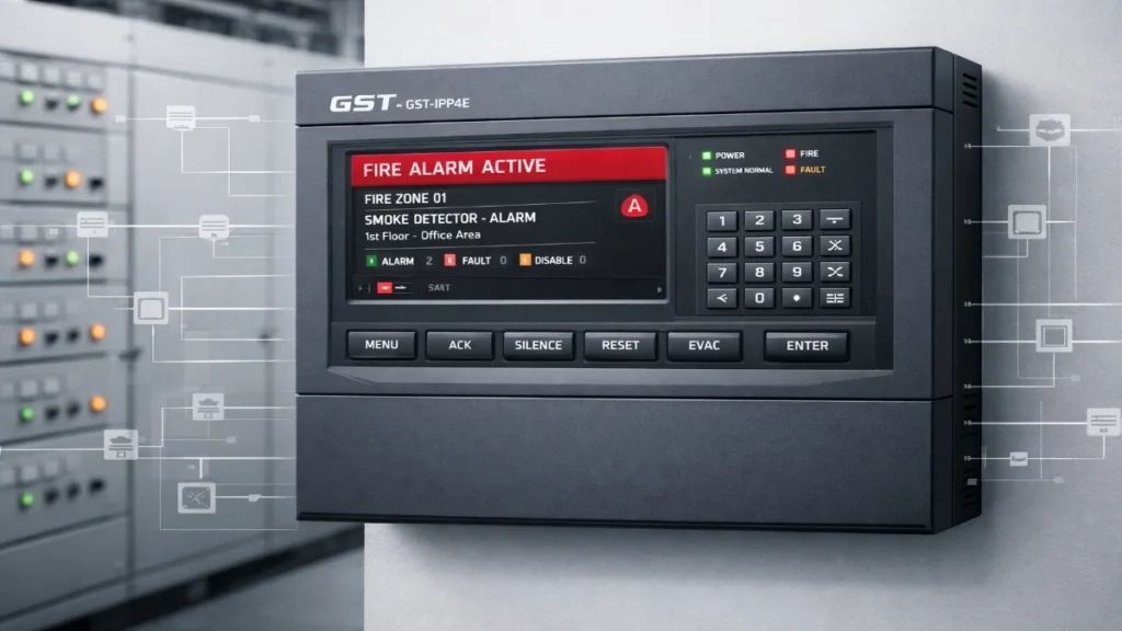 Why Engineers Choose GST-IFP4E Addressable Fire Alarm Panel for Mid-to-Large Projects