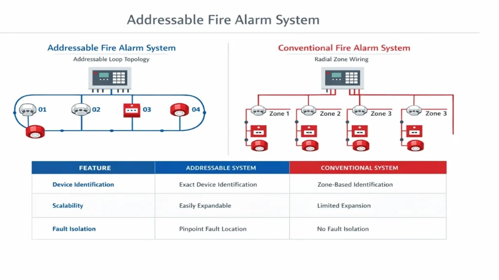 Addressable vs Conventional Architecture