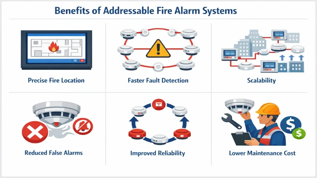 Benefits of Addressable Fire Alarm Systems