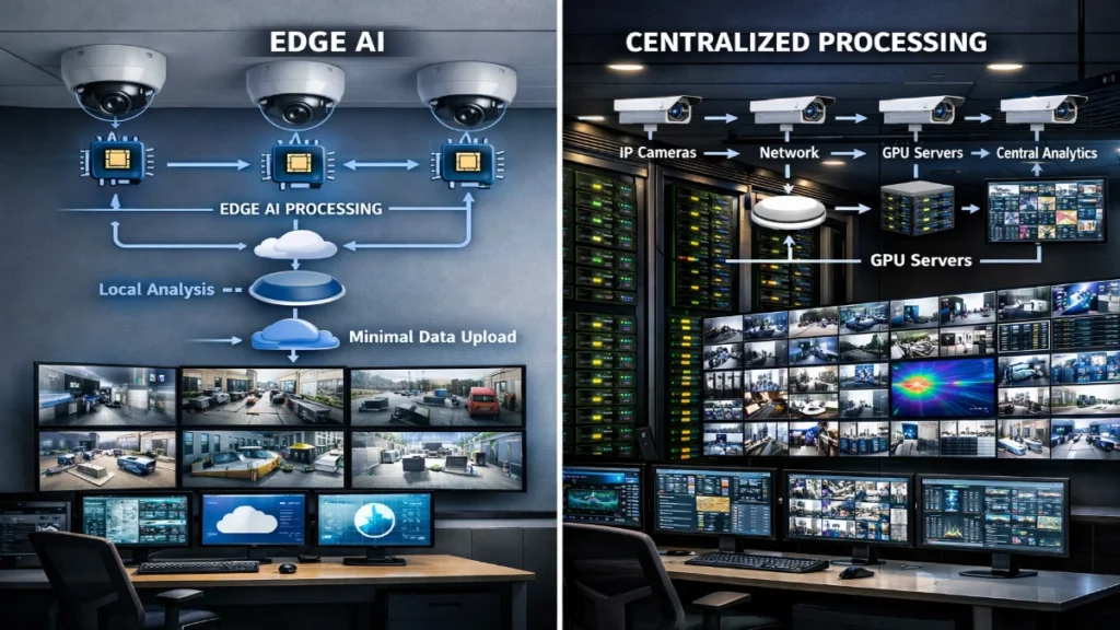 Edge AI vs Centralized Analytics in Enterprise CCTV
