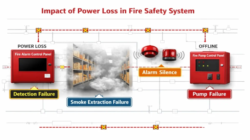 Fire Safety Systems That Depend on Power Backup