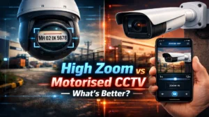 High Zoom vs Motorised Lens CCTV Cameras