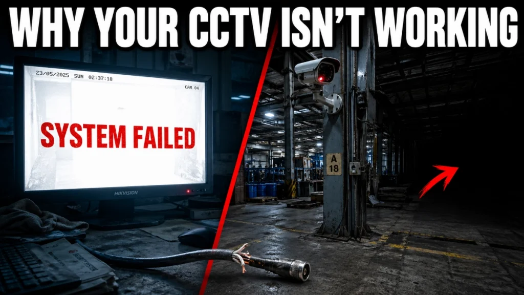 Why Industrial CCTV Fails_ Cables, IR & Blind Spots