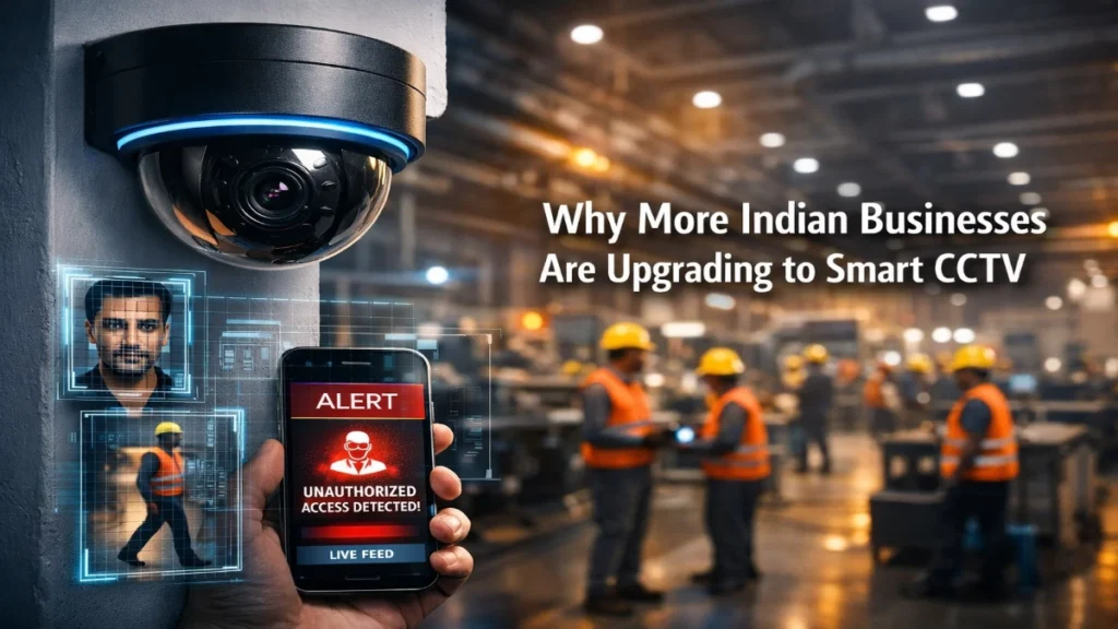 Why More Indian Businesses Are Upgrading to Smart CCTV