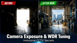 Camera Exposure and WDR Tuning for Industrial Lighting