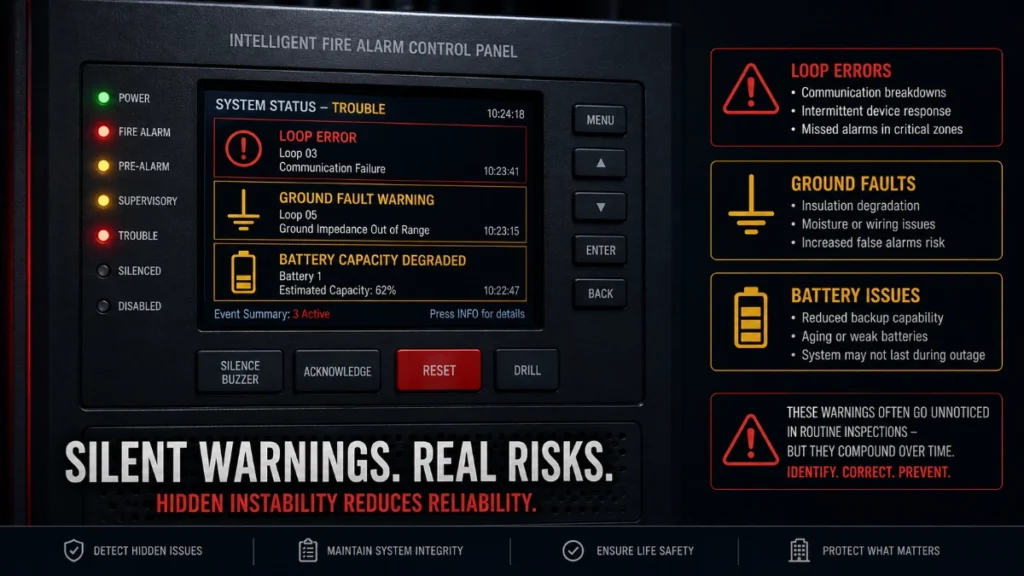 Identifying Hidden Instability in Fire Detection Infrastructure