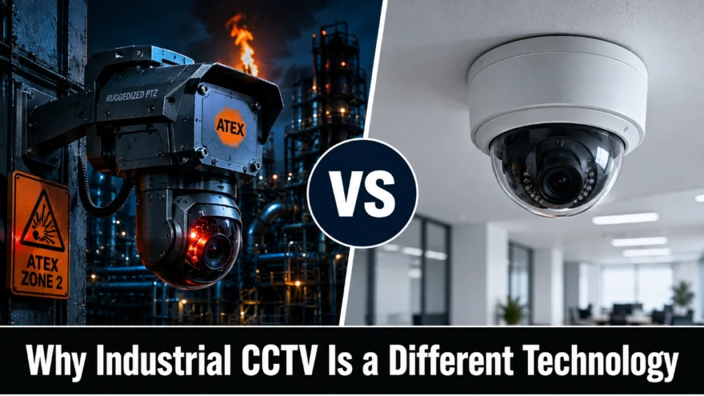 What Makes Industrial CCTV Different from Standard Surveillance