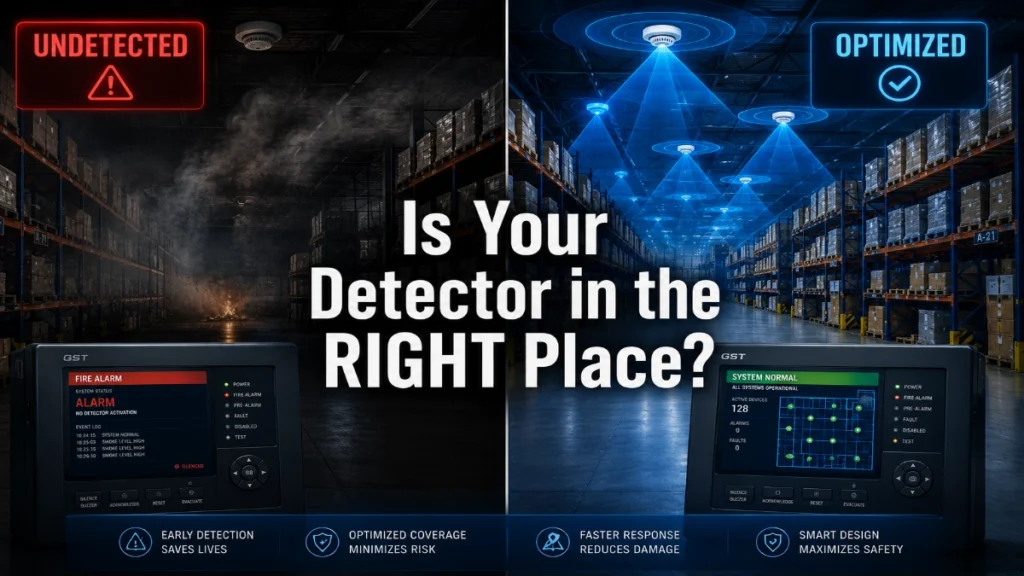 Why Detector Placement Can Make or Break Fire Detection Efficiency
