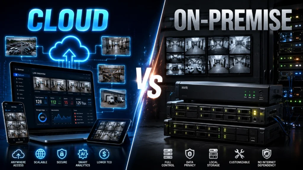 Cloud-Based Surveillance vs On-Premise CCTV Systems
