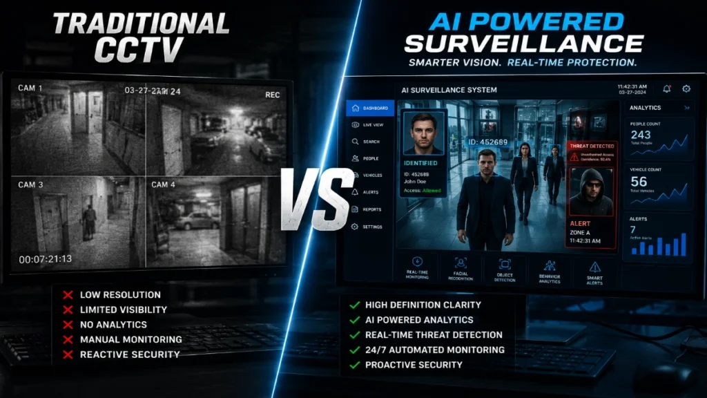 Why Intelligent CCTV Systems Are Replacing Traditional Surveillance