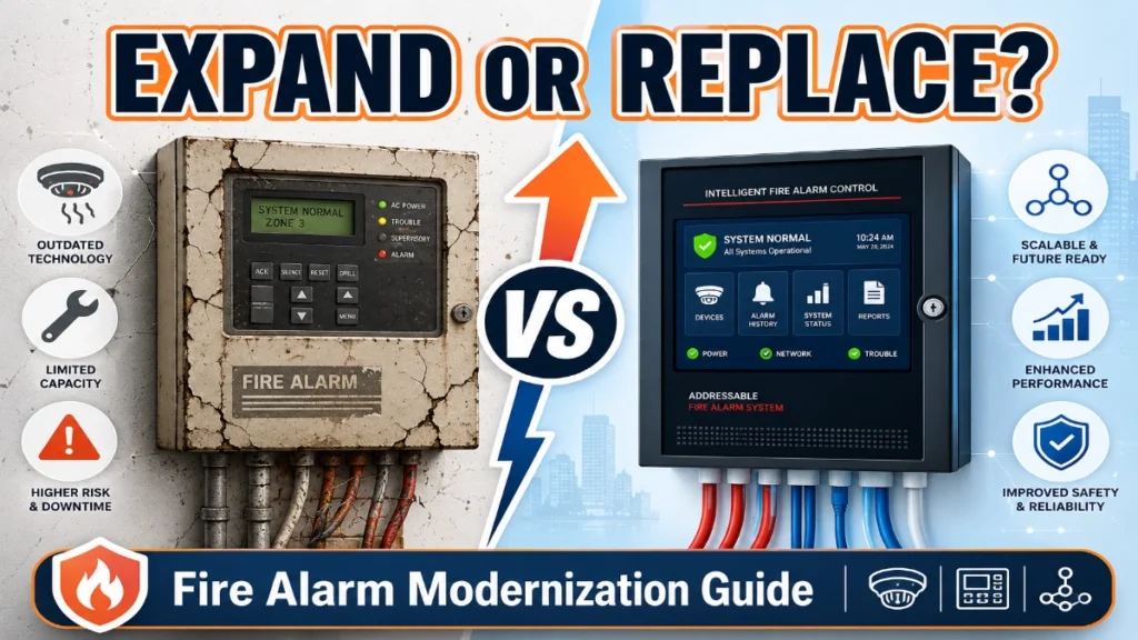 Choosing Between Expansion and Replacement in Fire Alarm Modernisation