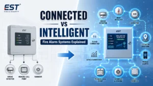 Difference Between a Connected Fire Alarm System and an Intelligent Fire Alarm Ecosystem
