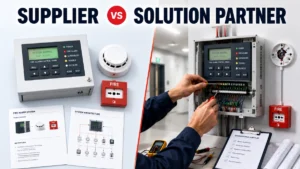 Difference Between a Fire Alarm Product Supplier and a Technical Solution Partner