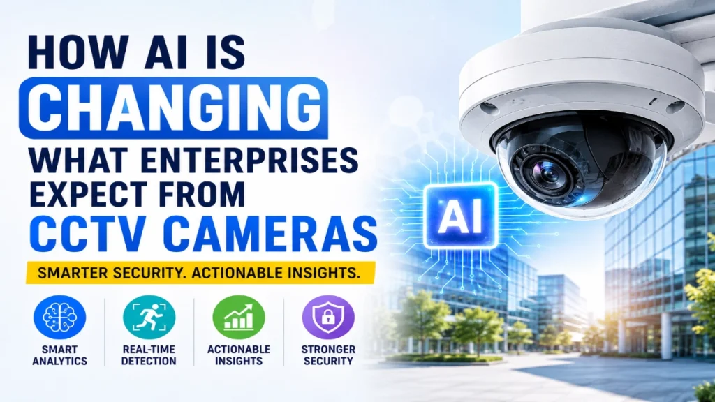 How AI Is Changing What Enterprises Expect From CCTV Cameras