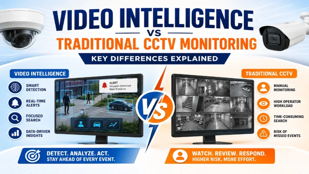 Video Intelligence vs Traditional CCTV Monitoring