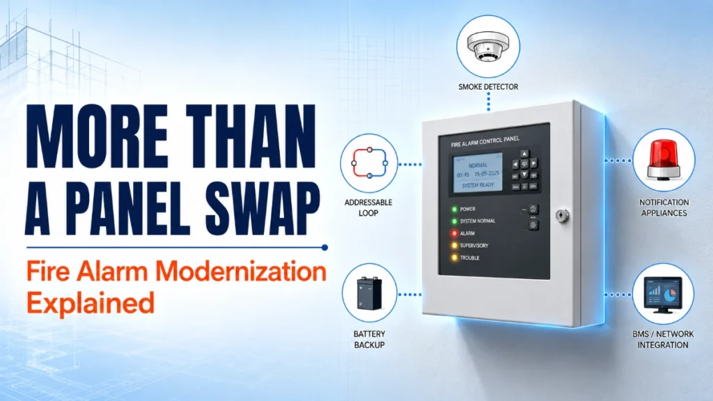 Why Fire Alarm System Modernisation Is Not Just About Replacing the Panel