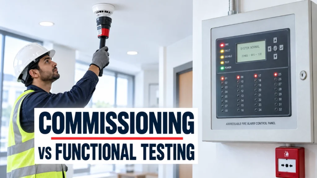 Fire Alarm Commissioning vs Functional Testing