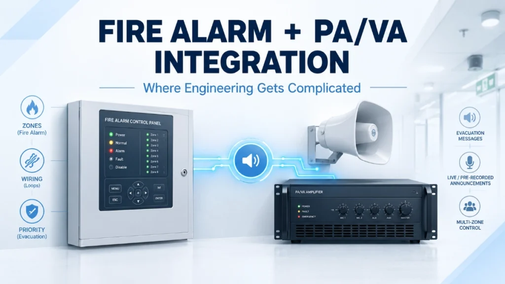 Fire Alarm Integration With PA/VA Systems: Where Engineering Gets Complicated