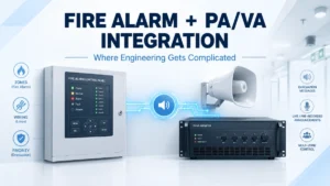 Fire Alarm Integration With PA/VA Systems: Where Engineering Gets Complicated