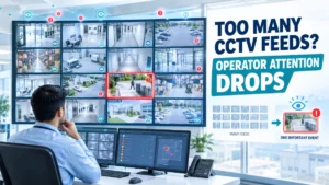 How Too Many CCTV Feeds Can Reduce Operator Attention