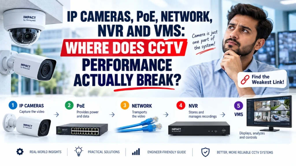 IP Cameras, PoE, Network, NVR and VMS