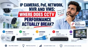IP Cameras, PoE, Network, NVR and VMS