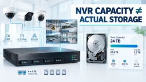 NVR Capacity vs Actual CCTV Storage Demand: What Engineers Should Check