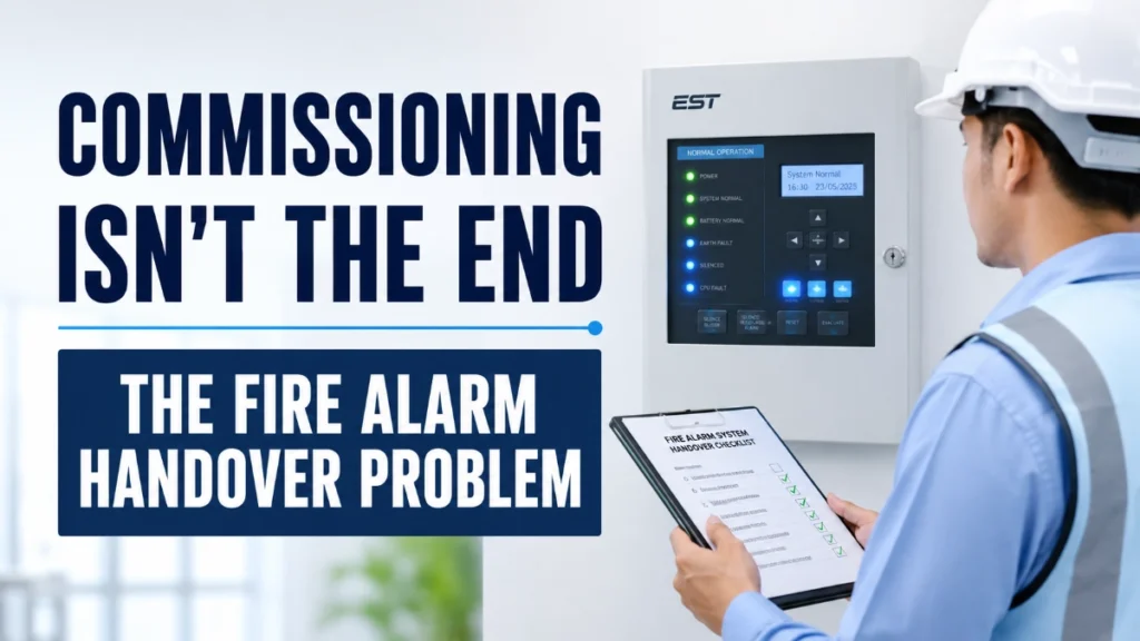 The Fire Alarm Handover Problem