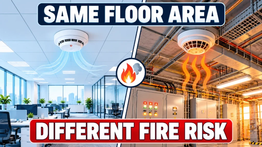 Why Fire Alarm Coverage Should Follow Hazard Conditions, Not Just Floor Area