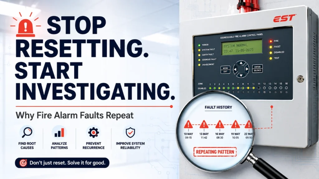 Why Fire Alarm Faults Should Be Analysed as Patterns, Not Individual Events
