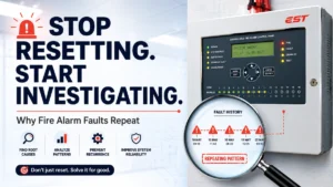 Why Fire Alarm Faults Should Be Analysed as Patterns, Not Individual Events