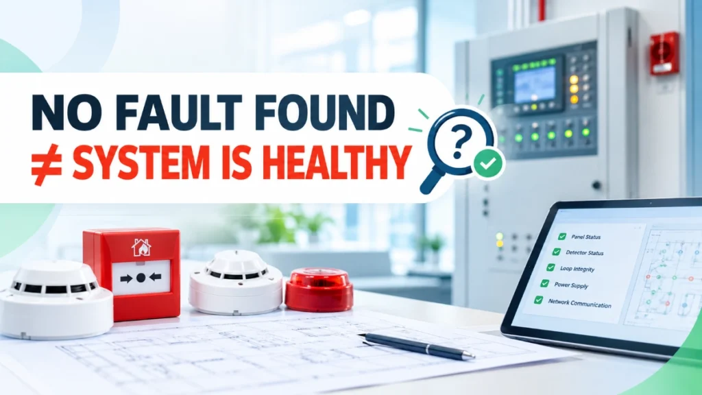 Why “No Fault Found” Does Not Mean the Fire Alarm System Is Healthy
