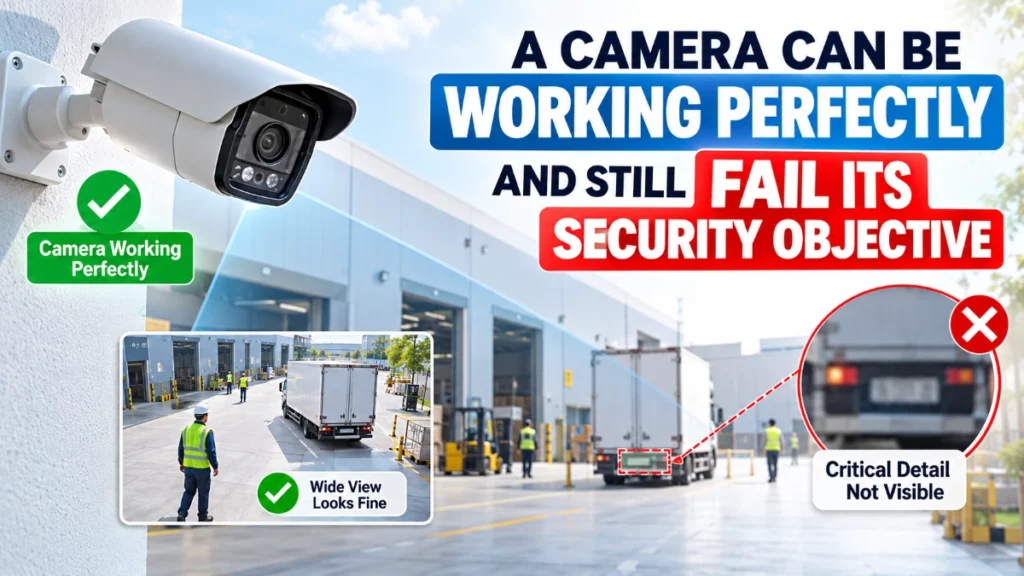 A Camera Can Be Working Perfectly and Still Fail Its Security Objective