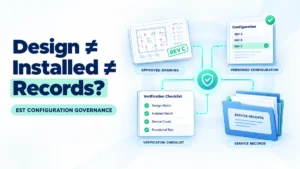 EST Fire Alarm Configuration Governance