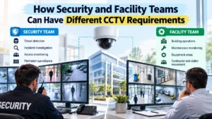 How Security and Facility Teams Can Have Different CCTV Requirements